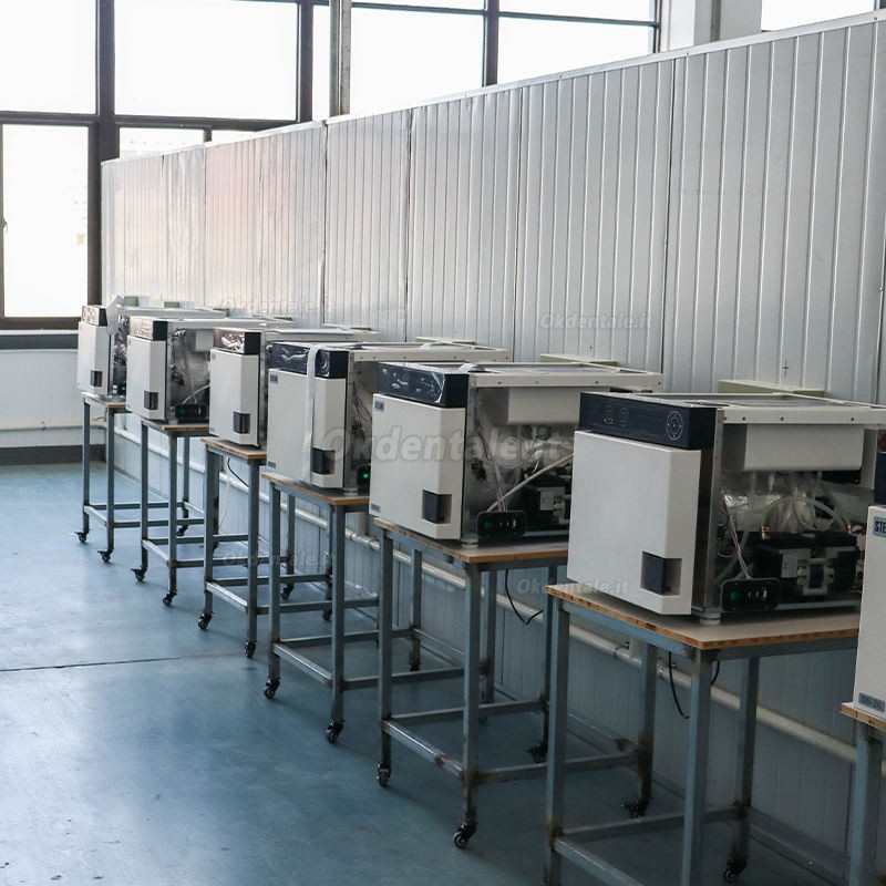 Autoclave per sterilizzazione a vapore dentale SDM 18L/23L Classe B con stampante